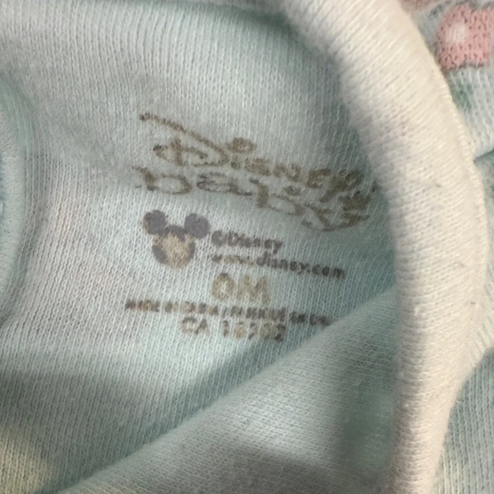 Disney - Short sleeve Minnie Mouse Baby Onesie Top - Picture 3 of 4